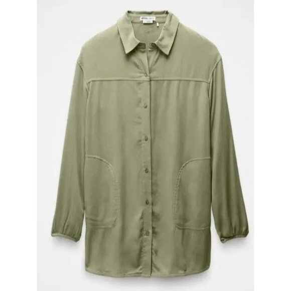 Prana Tops - Prana Fernie Womens Shirt Sweet Agave Medium Tencel Modal NWT